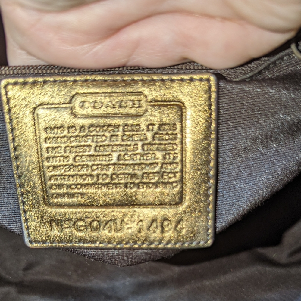 Coach Signature Bronze Boston Bag - Picture 3 of 13